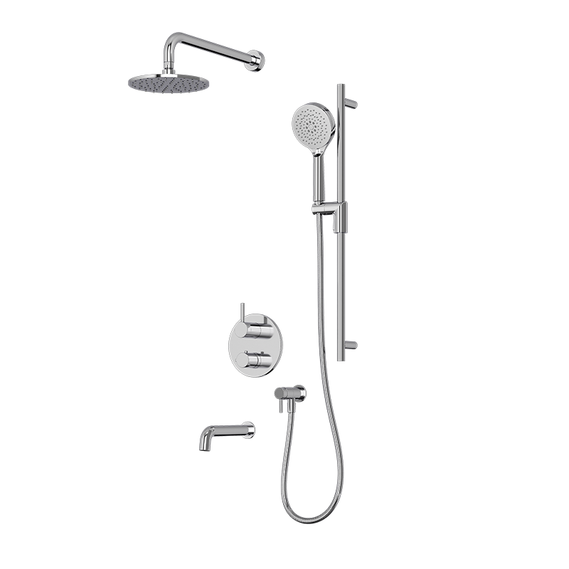 VERTIGO ENS. DOUCHE THERM.  (RTPR08 ET RBDHR16) NPT BK