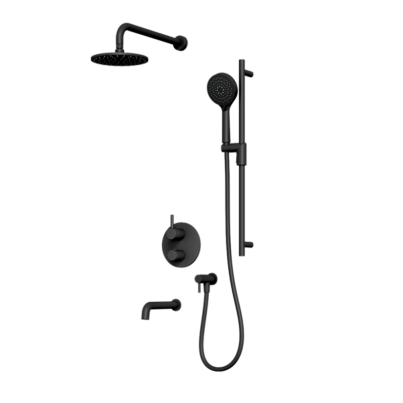 VERTIGO ENS. DOUCHE THERM.  (RTPR08 ET RBDHR16) NPT BK