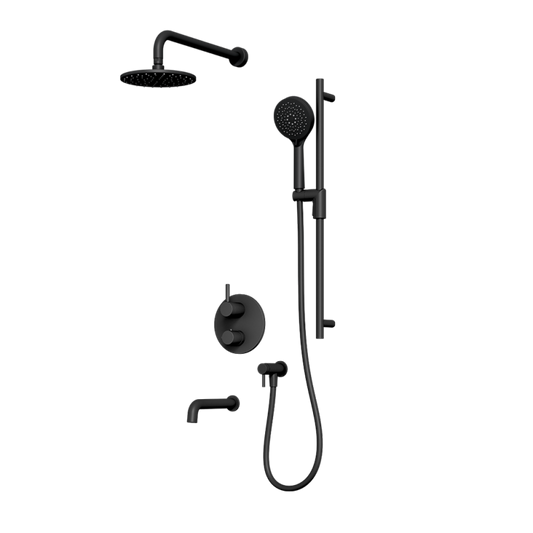 VERTIGO ENS. DOUCHE THERM.  (RTPR08 ET RBDHR16) NPT BK