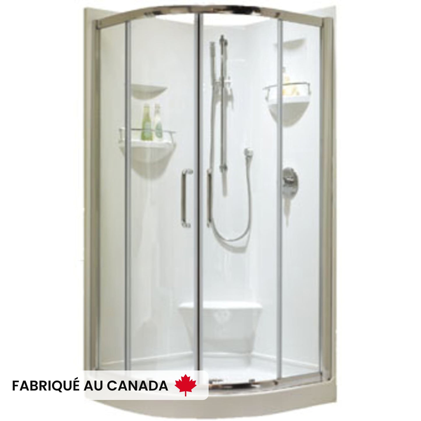 Douche IZIA néo-ronde une et deux pièces