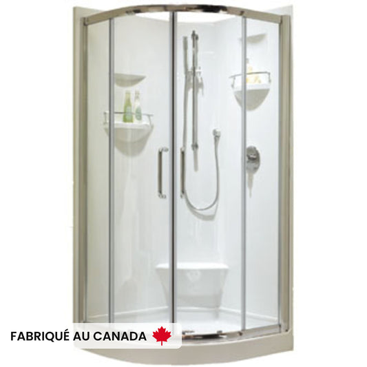 Douche IZIA néo-ronde une et deux pièces