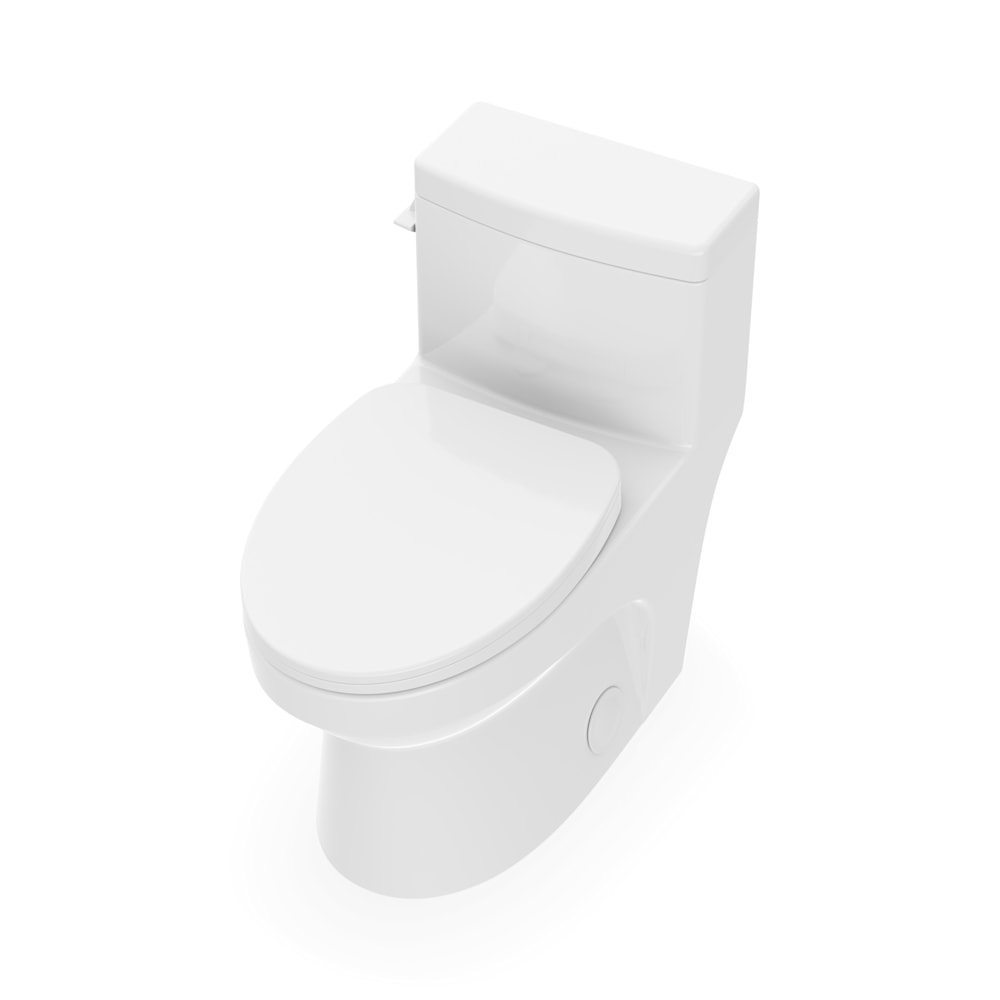 Adams toilette une-pièce ADA à chasse latérale 4.8L en blanc